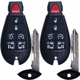 MechanMagic front view of replacement key fob showing buttons and housing, clear compatibility benefit