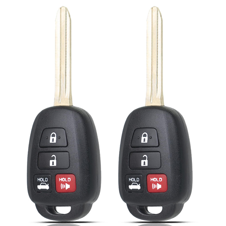 MechanMagic front view of two fobs showing button layout and ready-to-program benefit