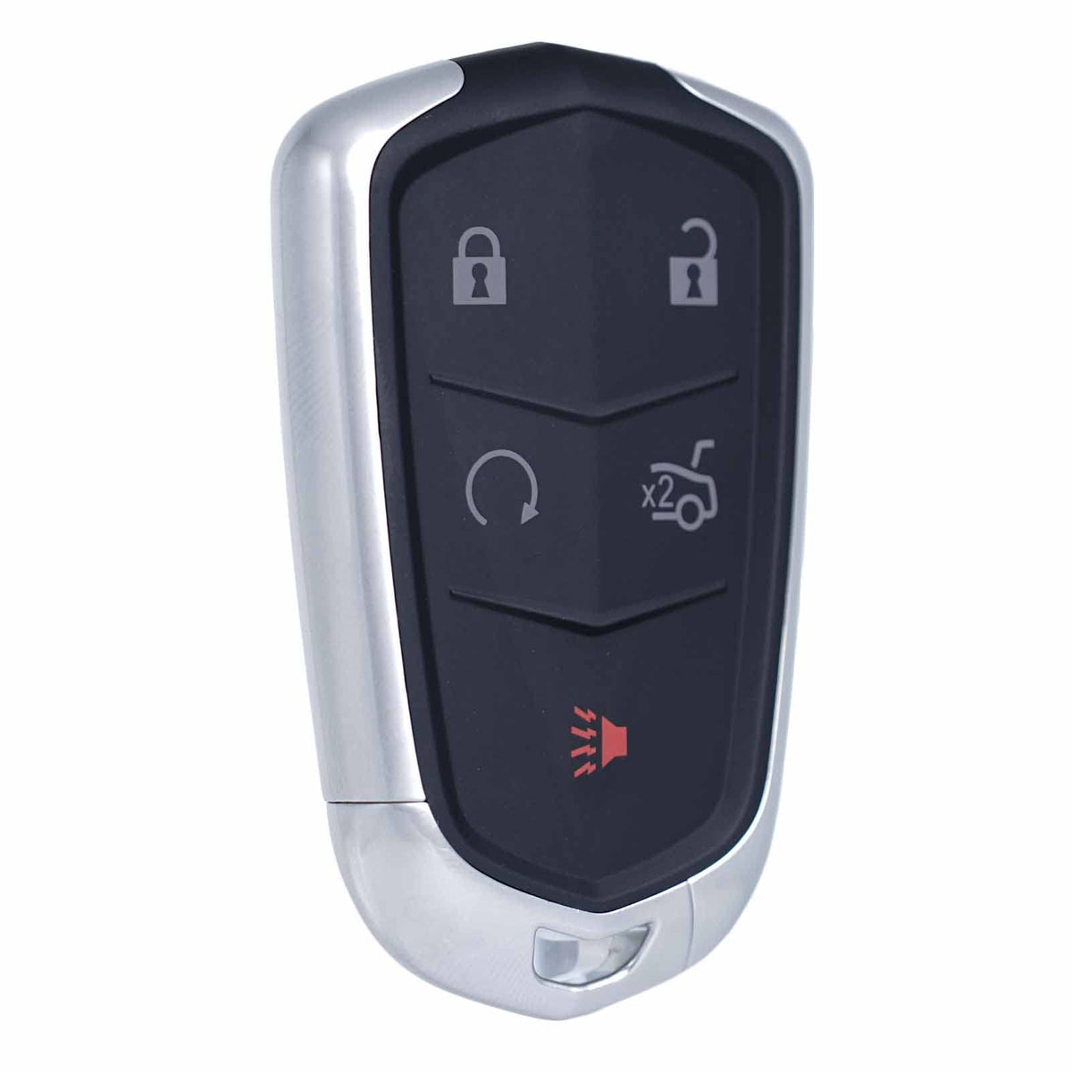 MechanMagic remote in a Cadillac interior illustrating effortless proximity unlocking