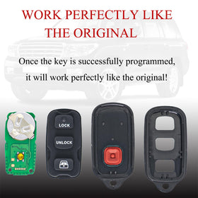 MechanMagic remote placed in car console illustrating easy access and fit