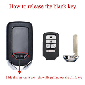 MechanMagic remote near Civic dash demonstrating proximity function for push-start access