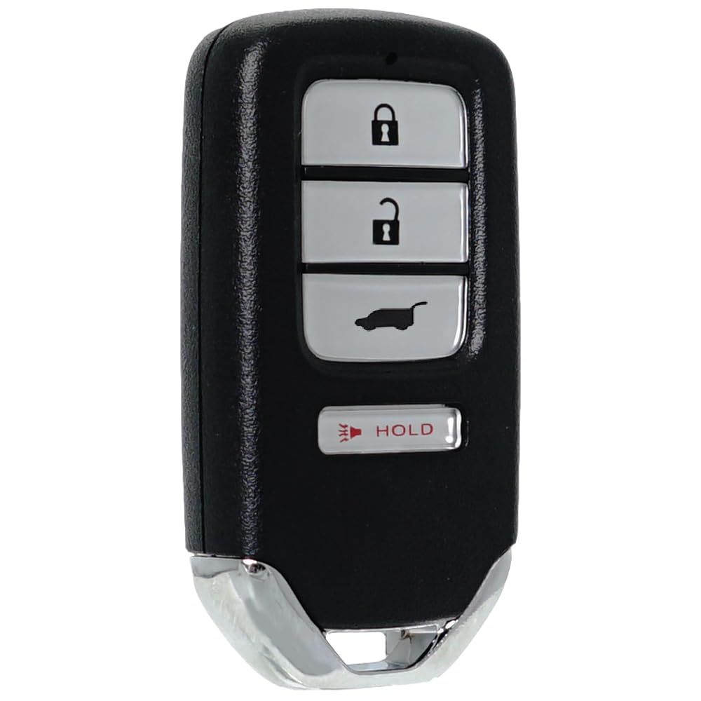 MechanMagic remote resting in Honda CR-V console showing fit and convenience for vehicle use