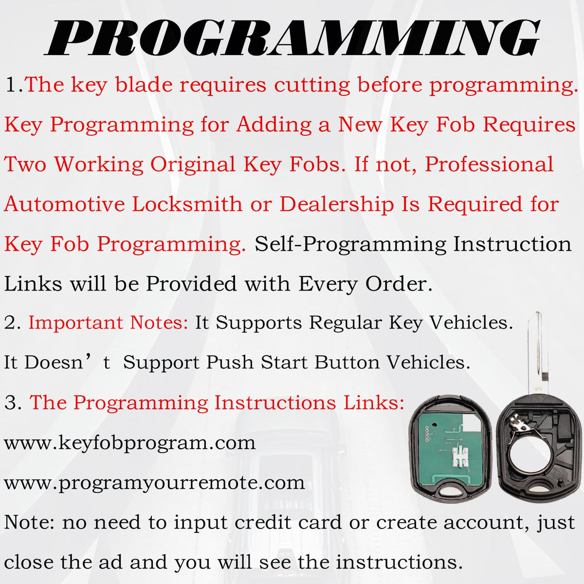 MechanMagic fob inserted into vehicle keyed ignition, quick replacement solution