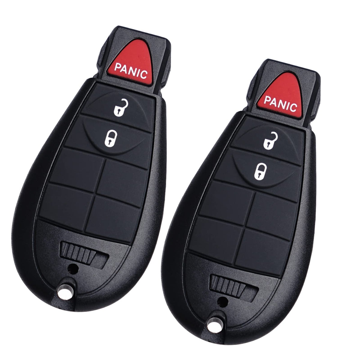 MechanMagic remote resting on car seat near steering wheel showing ready-to-program convenience
