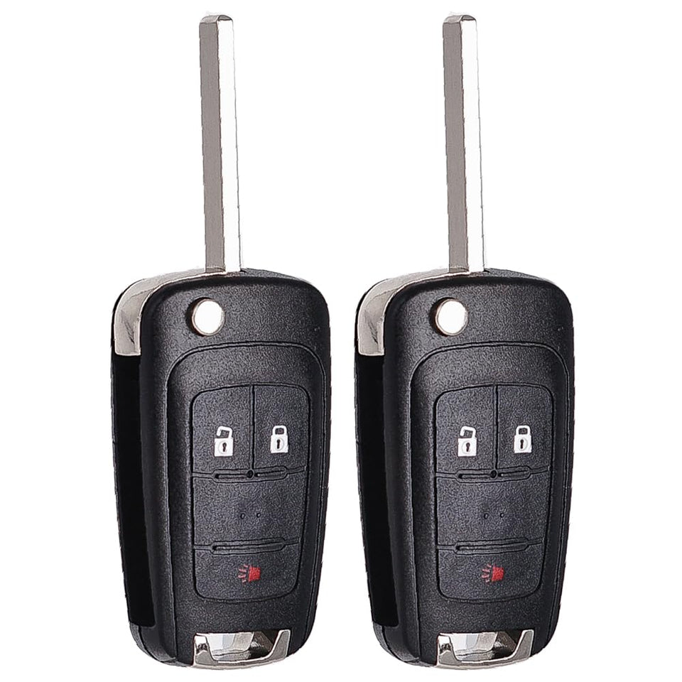MechanMagic front view of key fob showing buttons and easy replacement benefit