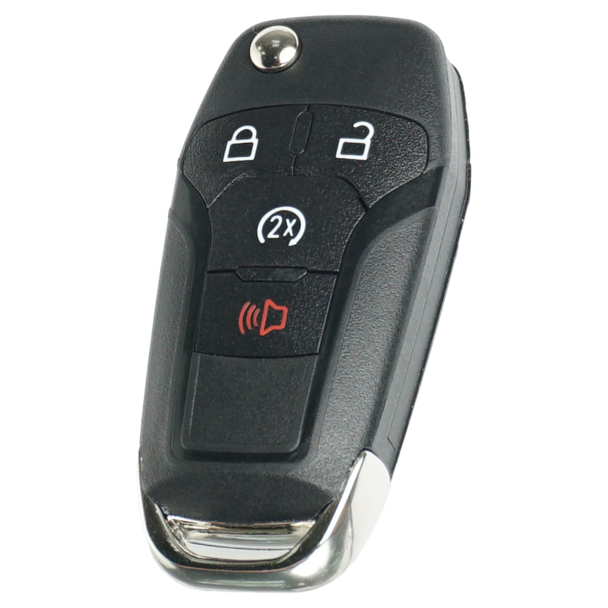 MechanMagic key fob in vehicle dash, illustrates real-world remote use convenience
