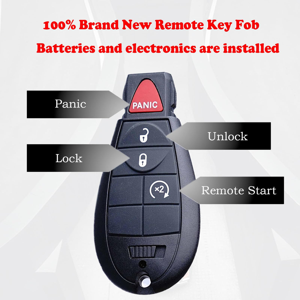 MechanMagic key fob side profile showing slim design for easy carry benefit