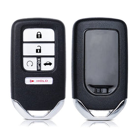 MechanMagic key fob on a Honda Civic hood in lifestyle shot, emphasizes everyday convenience