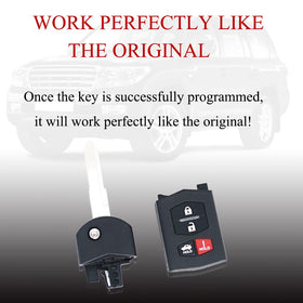 MechanMagic remote mounted in Mazda door demonstrating proper fit and convenience