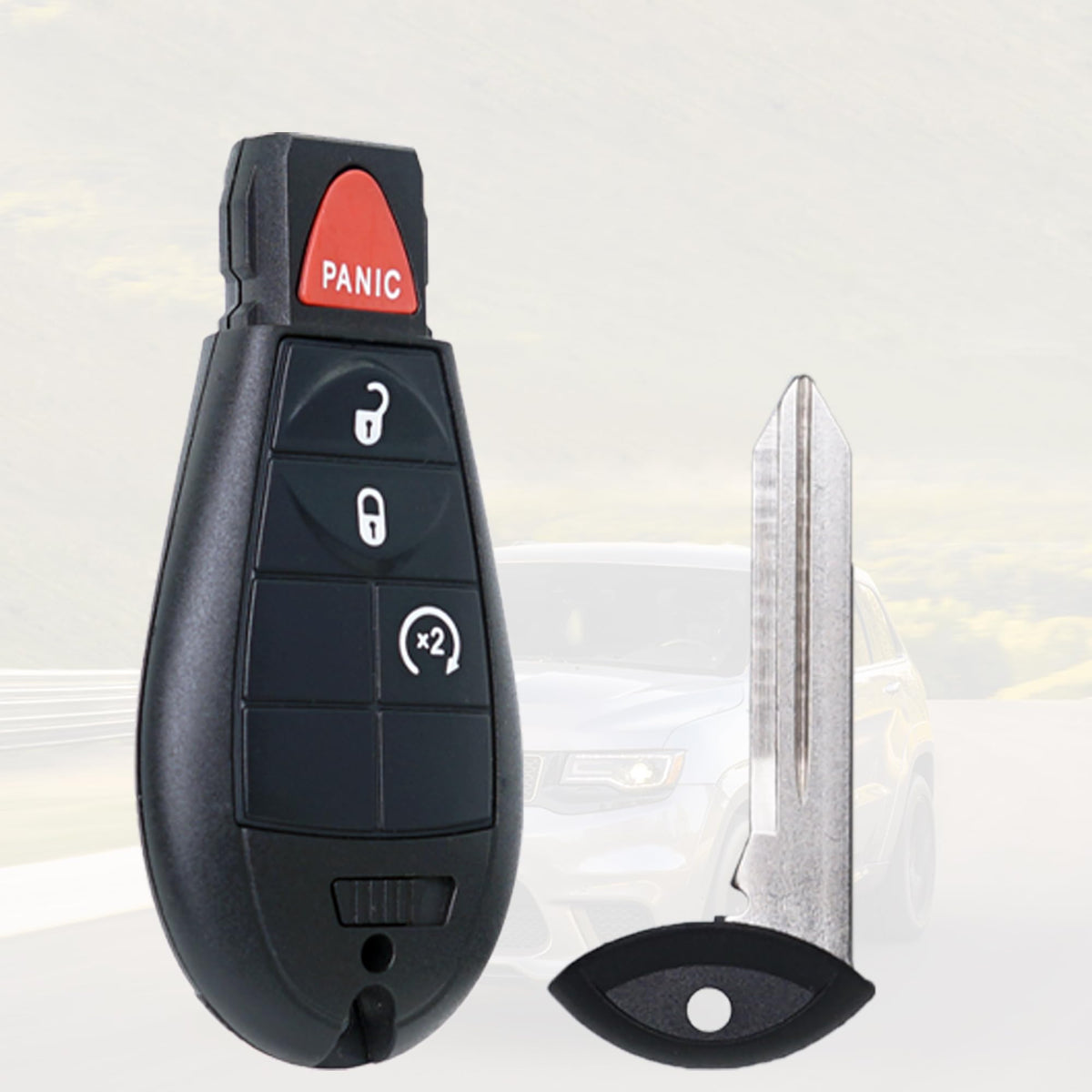MechanMagic opened remote revealing electronics and 4A chip for locksmith programming