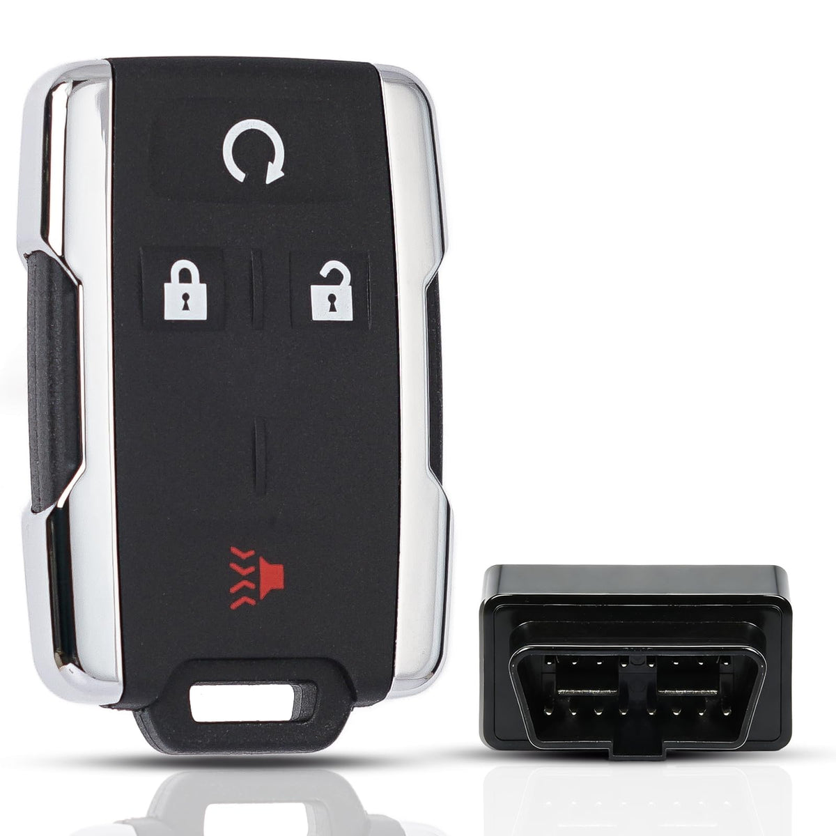 MechanMagic front view of fob showing buttons and fit — clear replacement benefit