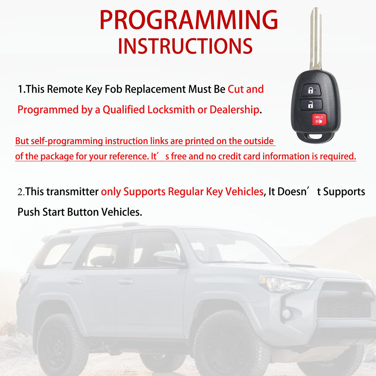 MechanMagic remote in car ignition area demonstrating in-vehicle fit