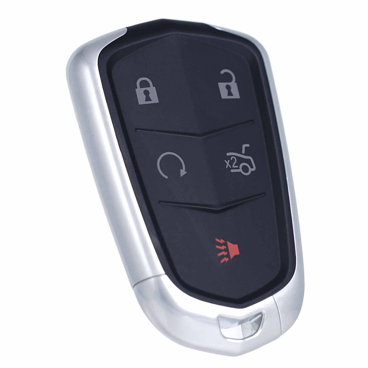 MechanMagic key fob next to car key showing compact scale and easy pocketability