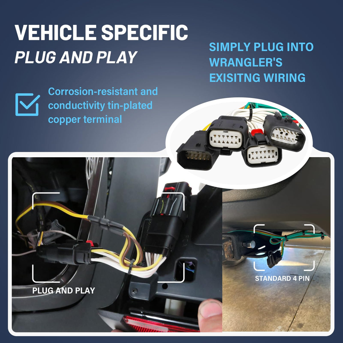 MECMO rubber dust cap on connector protecting contacts from dirt