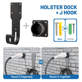 MECMO cable coiled on J-hook showing neat storage and space saving