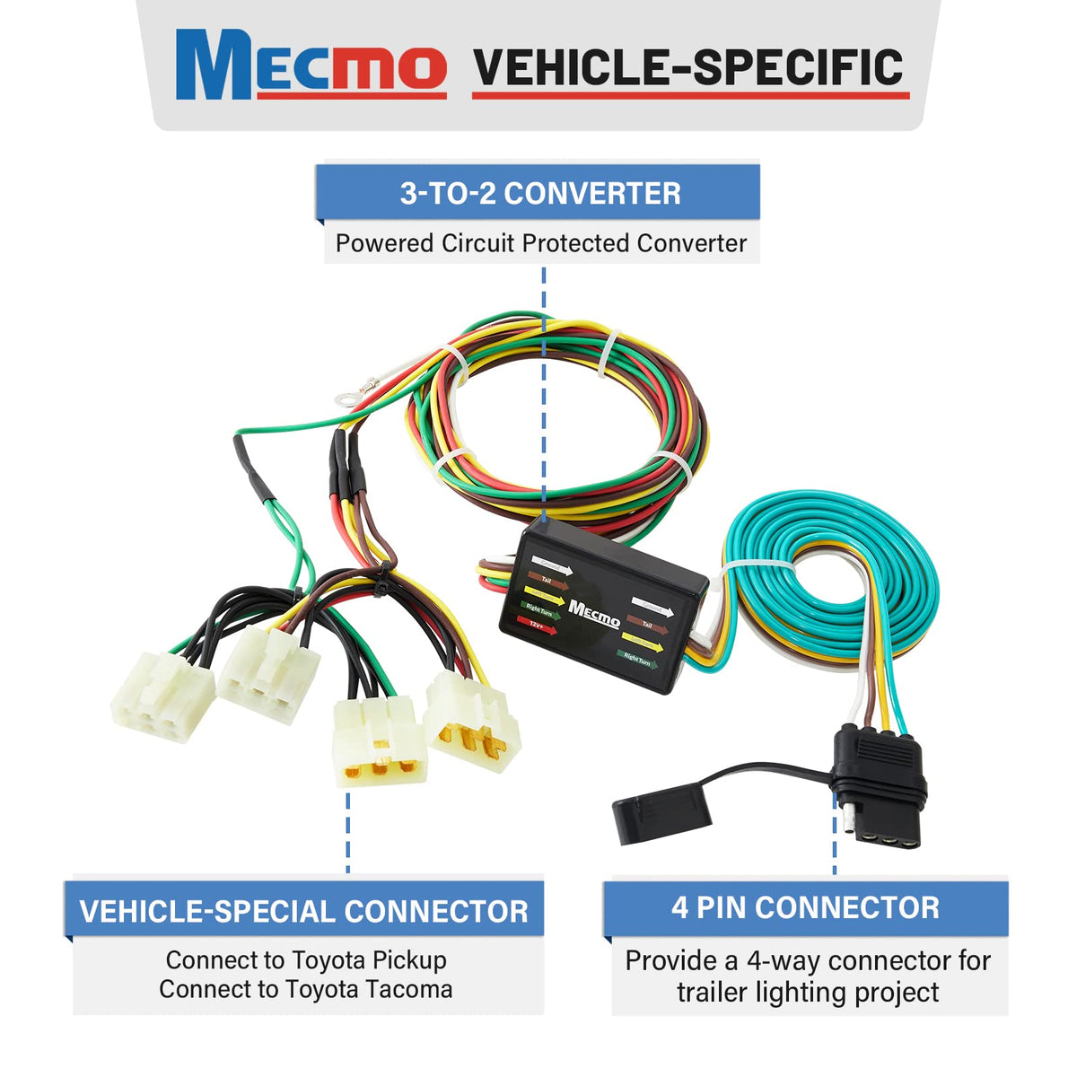 MECMO close-up tin-plated terminals for corrosion resistance benefit