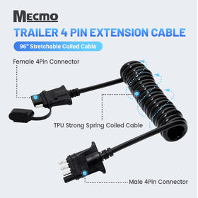 MECMO coiled extension fully stretched demonstrating flexible reach