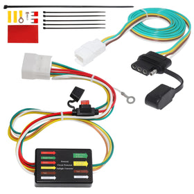MECMO front connector and packaging showing ready-to-install 4-pin plug benefit