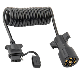 MECMO front view showing both 7-way and 4-way connectors for easy conversion