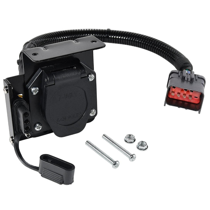 MECMO front face connector showing both 7-way and 4-way outputs for versatility