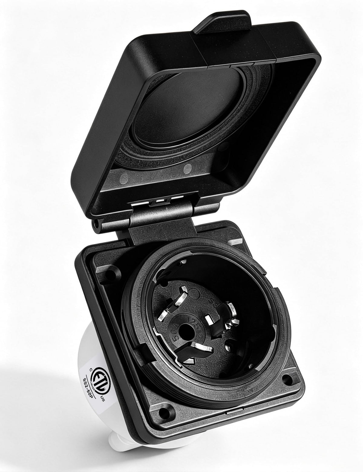 MECMO front flanged inlet showing flush mount and neat fit for easy replacement