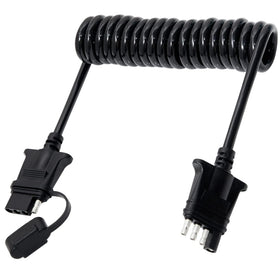 MECMO front view of 4-pin connector showing secure plug fit