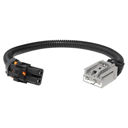 MECMO front view of blower motor harness showing connector for easy replacement benefit