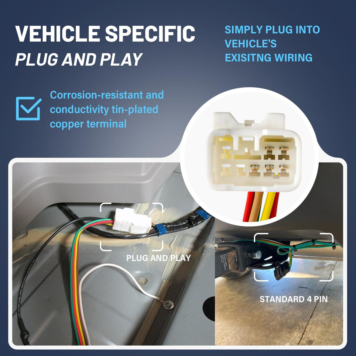 MECMO harness installed on Subaru tail light enabling trailer lights