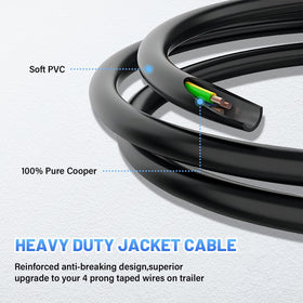 MECMO extension connected between truck and trailer for safer hookups