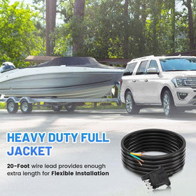 MECMO connected to boat trailer showing corrosion-resistant wiring benefit