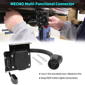 MECMO mounting bracket and hardware displayed for secure vehicle installation