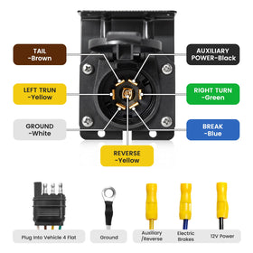 MECMO adapter mounted on hitch bracket for secure installation and stable towing