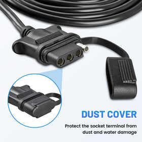 MECMO socket mounted on truck bumper providing durable vehicle-side connection