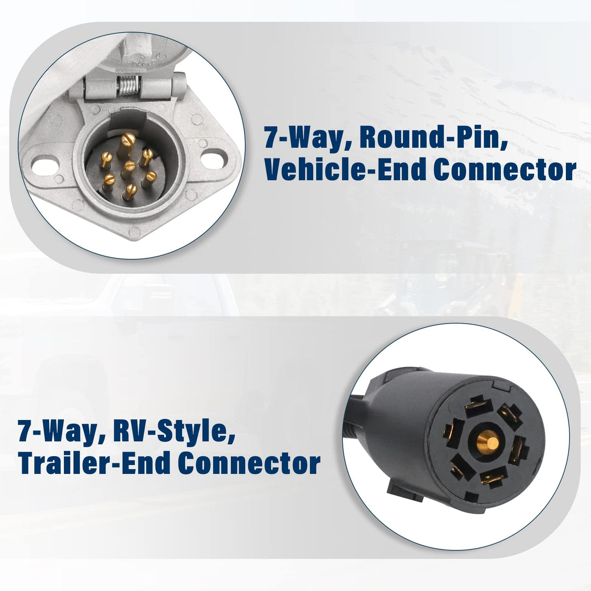MECMO adapter plugged into truck socket demonstrating easy hookup