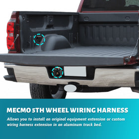 MECMO plug engaged with truck factory port ensuring no-splice installation