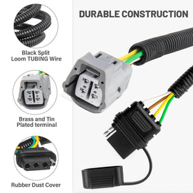 MECMO harness next to a ruler for scale showing compact size advantage