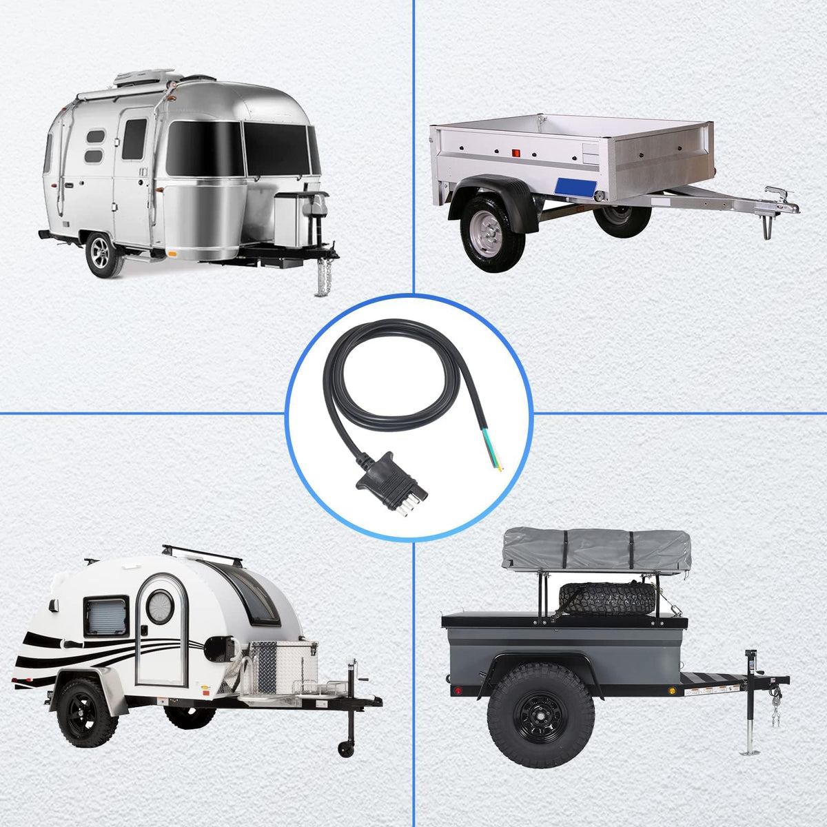 MECMO plugged into trailer socket illustrating easy in-field replacement