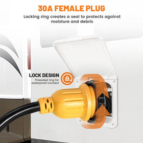 MECMO TT-30P plug detail showing durable prongs for reliable contact