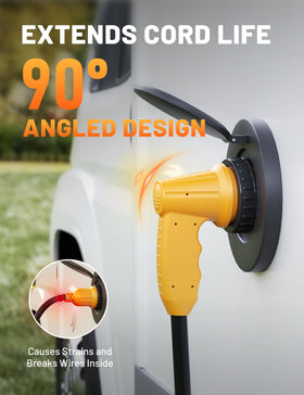 MECMO twist‑lock receptacle close‑up demonstrating locked, vibration‑resistant safety