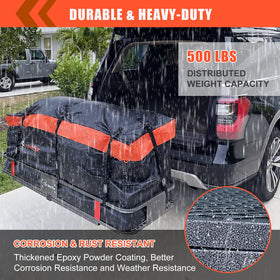 MeeFar accessories laid out including net, straps, stabilizer for secure loads