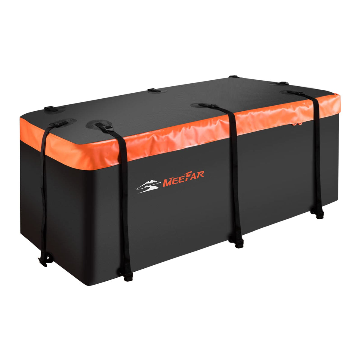 MeeFar front view on vehicle showing secure, weatherproof storage benefit