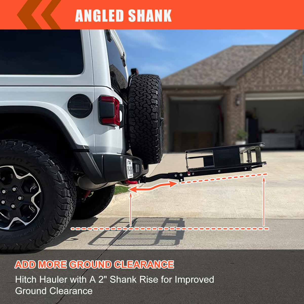 MeeFar carrier mounted on SUV illustrating extra external storage