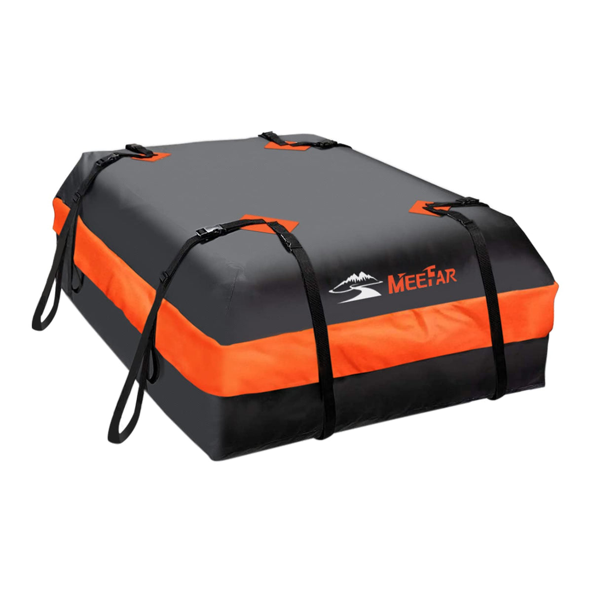 MeeFar rooftop bag front view showing robust construction and extra storage benefit