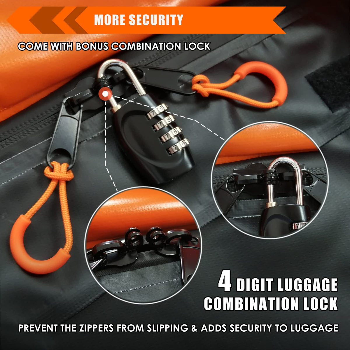 MeeFar security hooks and straps displayed for stable mounting and peace of mind