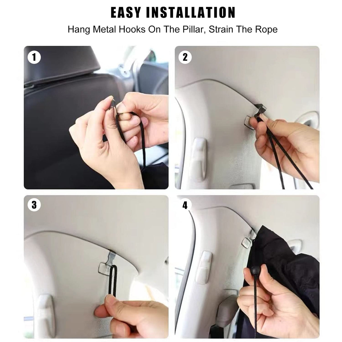 MEEWOO folded curtain in storage bag for easy portability