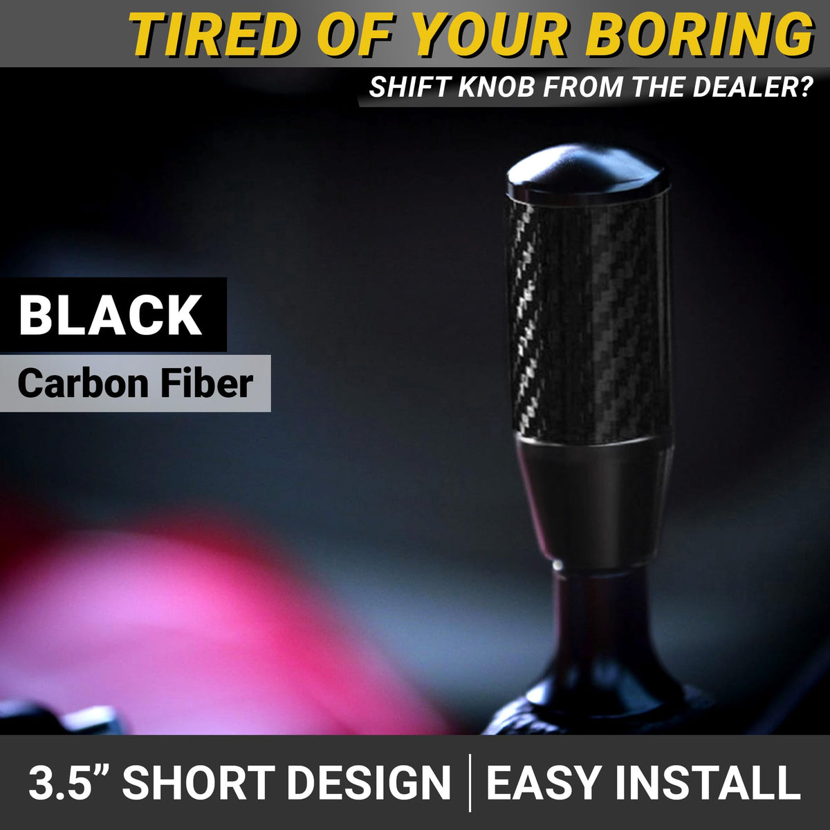 Mega Racer close-up of 3K twill carbon fiber texture offering durable, premium finish