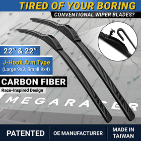 Mega Racer carbon-fiber-style frame closeup for improved rigidity