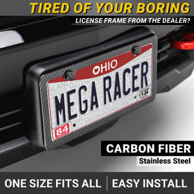 Mega Racer close-up of carbon fiber texture highlighting durable finish