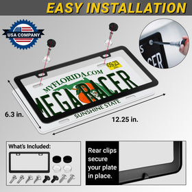 Mega Racer foam pad and rear clip detail preventing rattle and improving security