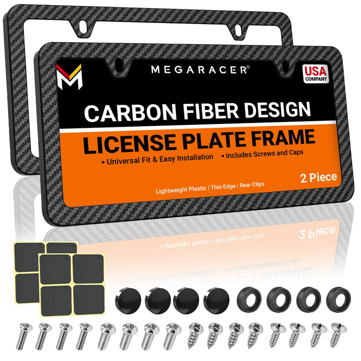 Mega Racer front view of carbon fiber frame showing sleek look and instant upgrade